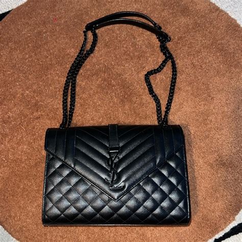 saint laurent tasche envelope|ENVELOPE MEDIUM IN QUILTED GRAIN DE .